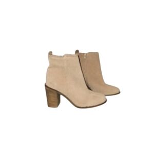 Seychelles Genuine Leather Upper Suede Tan Brown Ankle Boot Bootie Shoe Women 9